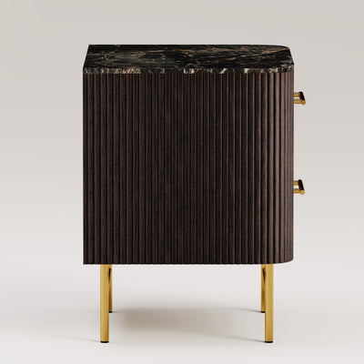 Ewan Sintered Stone Nightstand 26"W