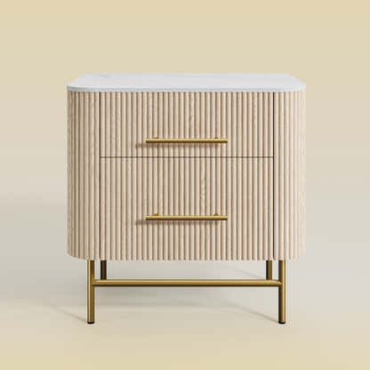 Ewan Sintered Stone Nightstand 26"W