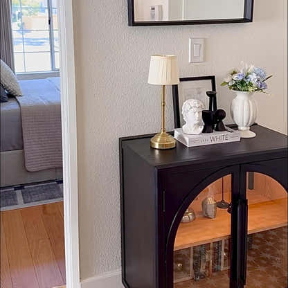 Alvar Arched 32″  Oak Storage Cabinet