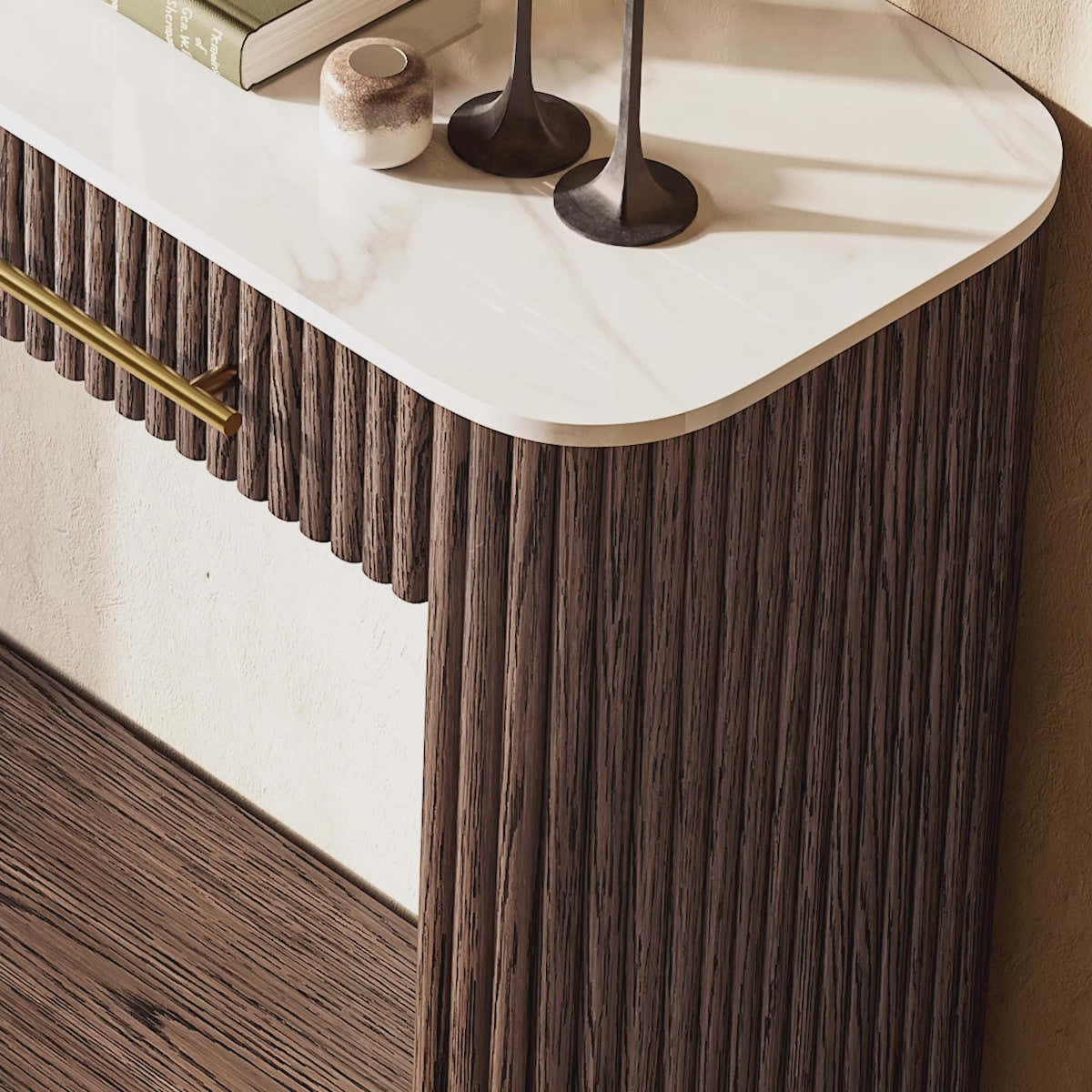 Riley Sintered Stone Console Table 47"W