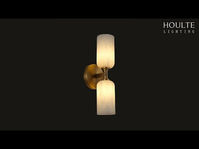 Axis Alabaster Wall Sconce 14"H