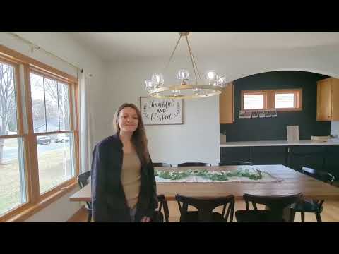 Vellum Round Chandelier 24"D