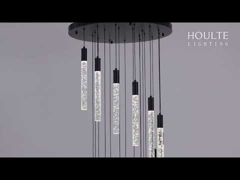 Nova Cascade Modern LED High Ceiling Chandelier 24"D