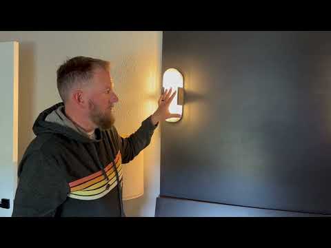 OpalEdge Alabaster Wall Sconce 14"H