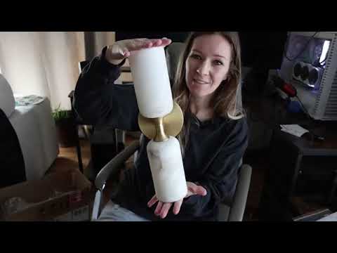 Axis Alabaster Wall Sconce 14"H