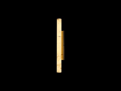 Sylvia Palladian Alabaster Wall Sconce 36"H