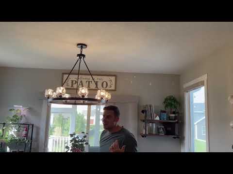 Vellum Round Chandelier 24"D