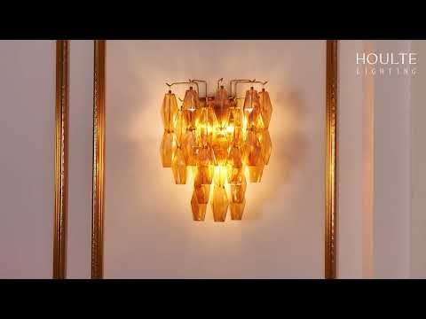 Celestial Drop Glass Wall Sconce 19.6"H