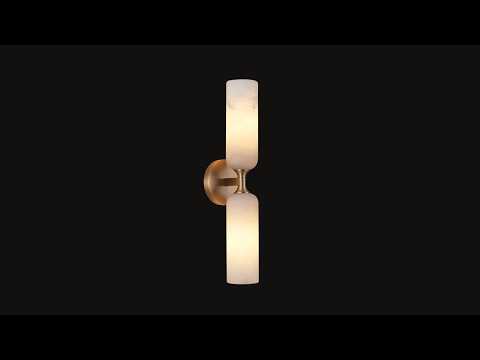 Axis Alabaster Wall Sconce 19.6"H