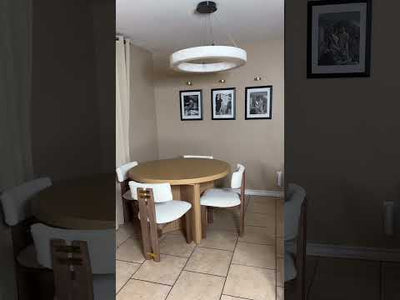 Soluna Alabaster Round Chandelier 30"D