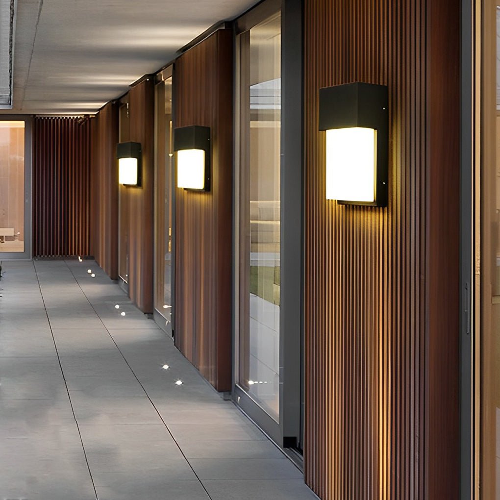 Rampart Rectangular Waterproof Outdoor Wall Light