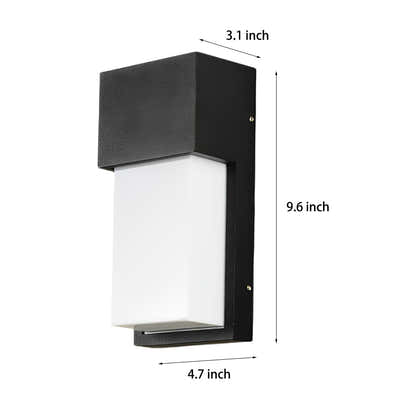 Rampart Rectangular Waterproof Outdoor Wall Light