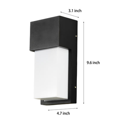 Rampart Rectangular Waterproof Outdoor Wall Light