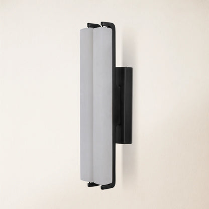 Clara Glow Alabaster Double Wall Sconce 19"H