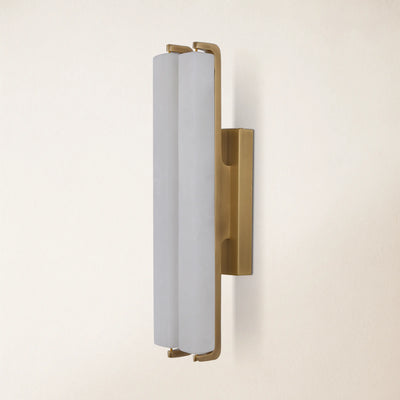 Clara Glow Alabaster Double Wall Sconce 19"H
