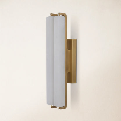Clara Glow Alabaster Double Wall Sconce 19"H