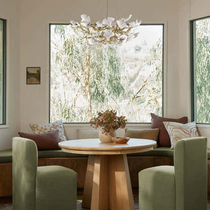 Twilight Branches Ceramic Glow Round Chandelier 32"D