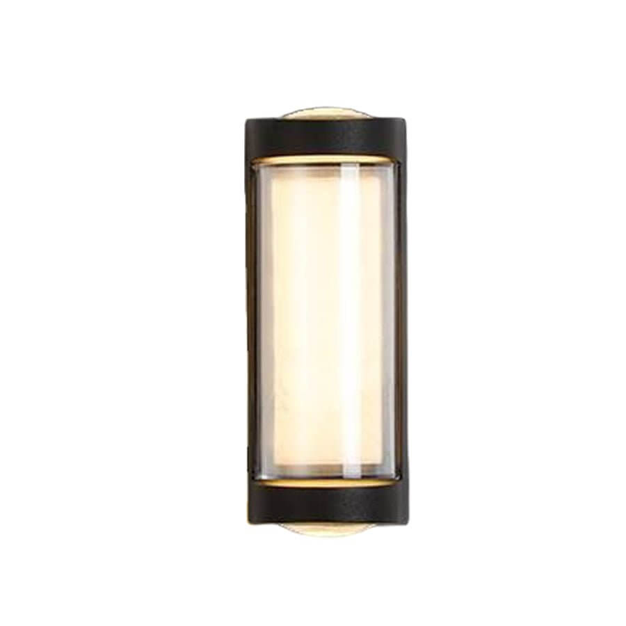 Sleek Dual-Directional Outdoor Wall Light with Modern Arc & Rectangular Designs