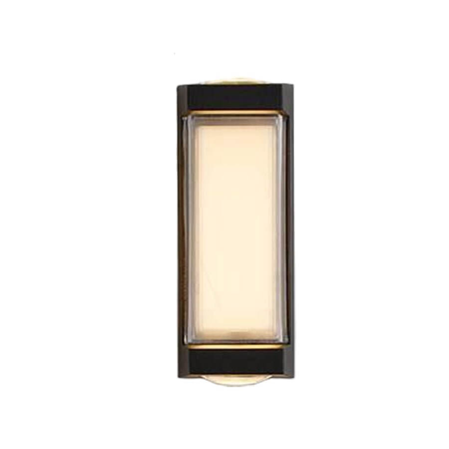 Sleek Dual-Directional Outdoor Wall Light with Modern Arc & Rectangular Designs