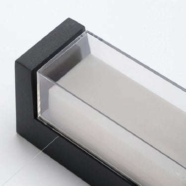 Sleek Dual-Directional Outdoor Wall Light with Modern Arc & Rectangular Designs