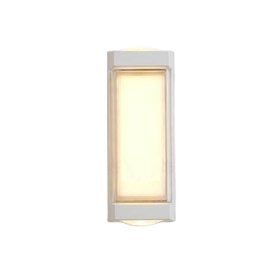 Sleek Dual-Directional Outdoor Wall Light with Modern Arc & Rectangular Designs