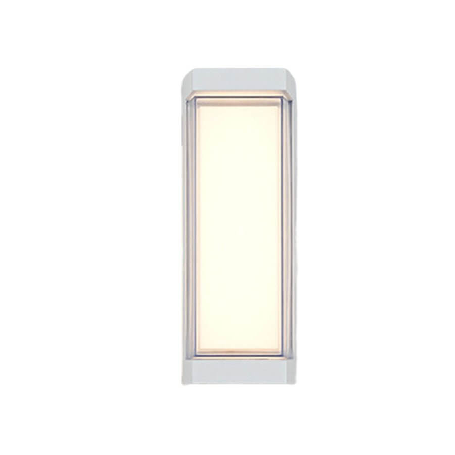 Sleek Dual-Directional Outdoor Wall Light with Modern Arc & Rectangular Designs