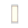 4"Diameter / Rectangular / White
