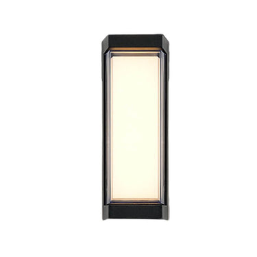 Sleek Dual-Directional Outdoor Wall Light with Modern Arc & Rectangular Designs