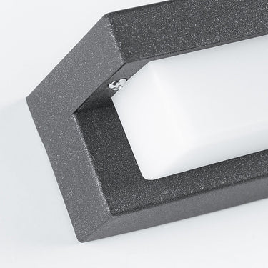 Contemporary Rectangle Weatherproof Stainless Steel Outdoor Wall Light