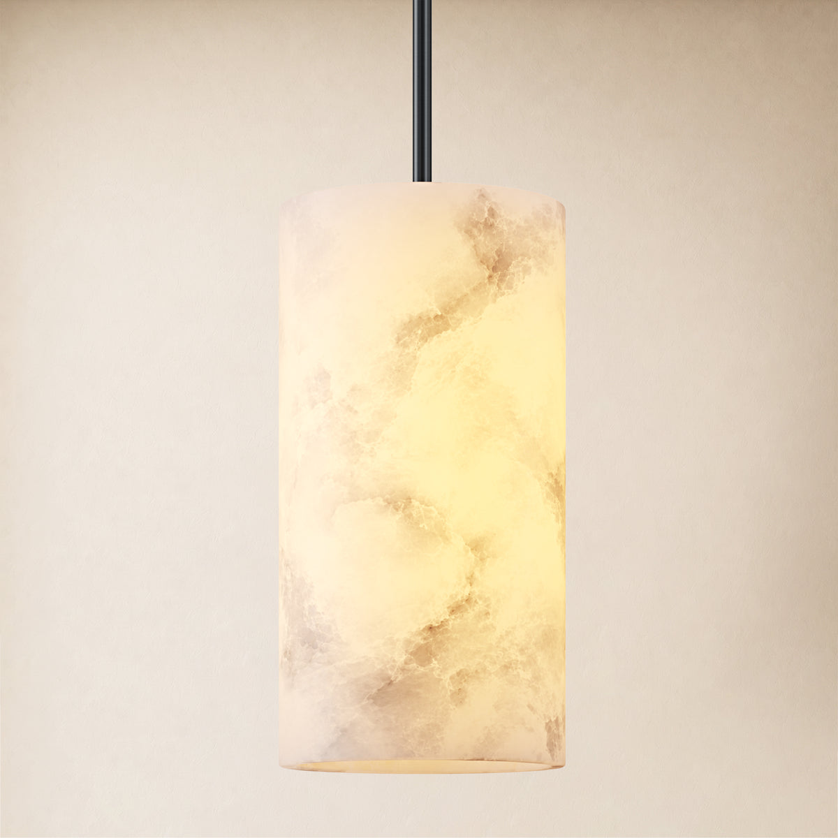 Calyndra Resin Cylinder Pendant 4"-7"W