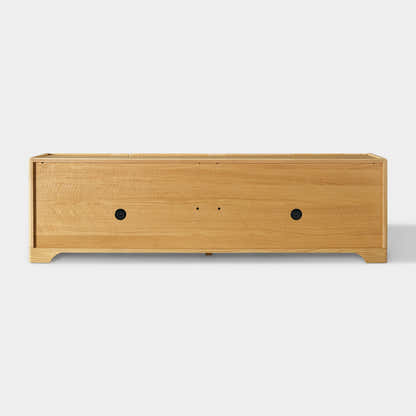 Aurora Oak Media Console 80"