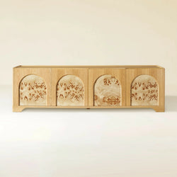 Aurora Oak Media Console 80