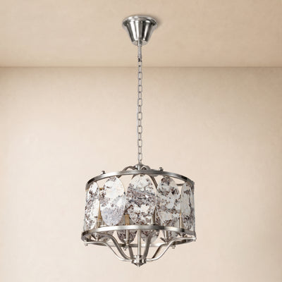 Pietra Quartzite Round Chandelier 25.5"D
