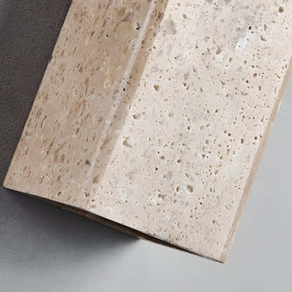 Quartzyx Yellow Travertine Outdoor Wall Light