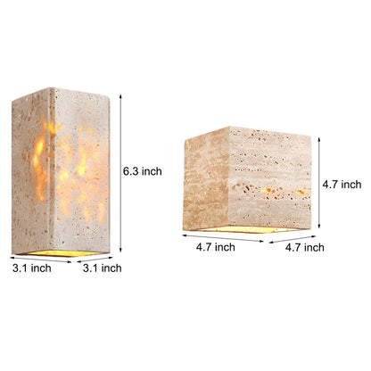 Quartzyx Yellow Travertine Outdoor Wall Light