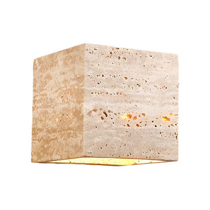 Quartzyx Yellow Travertine Outdoor Wall Light