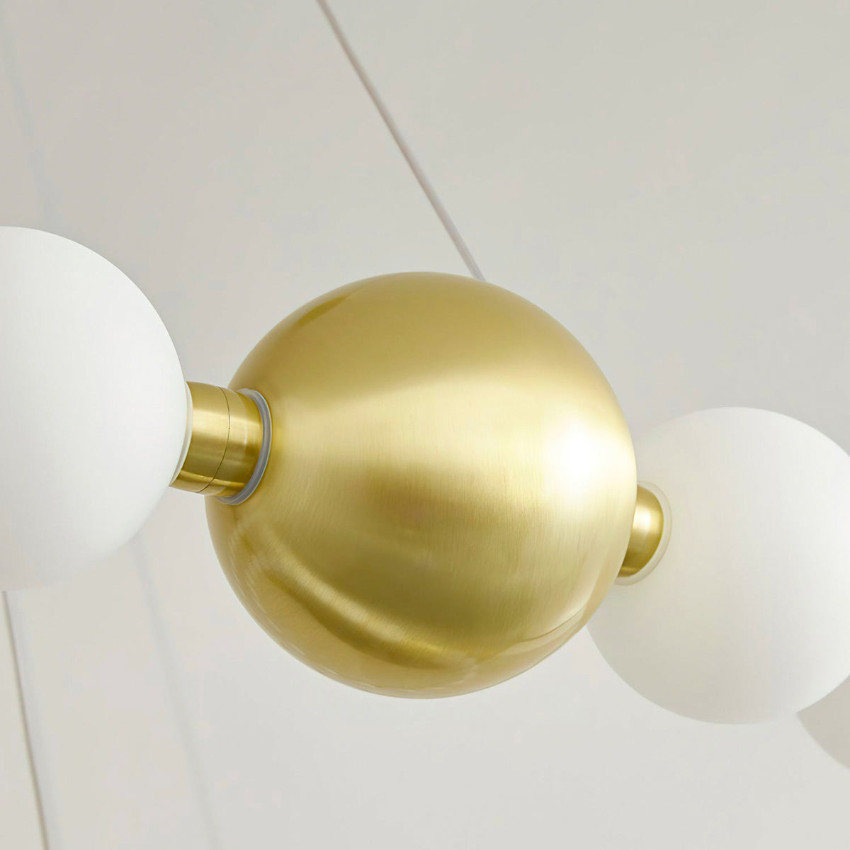 Velora Pearl Bead Round Chandelier 16.5"D