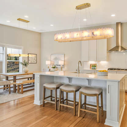 Sawyer Alabaster Oval Chandelier 54"